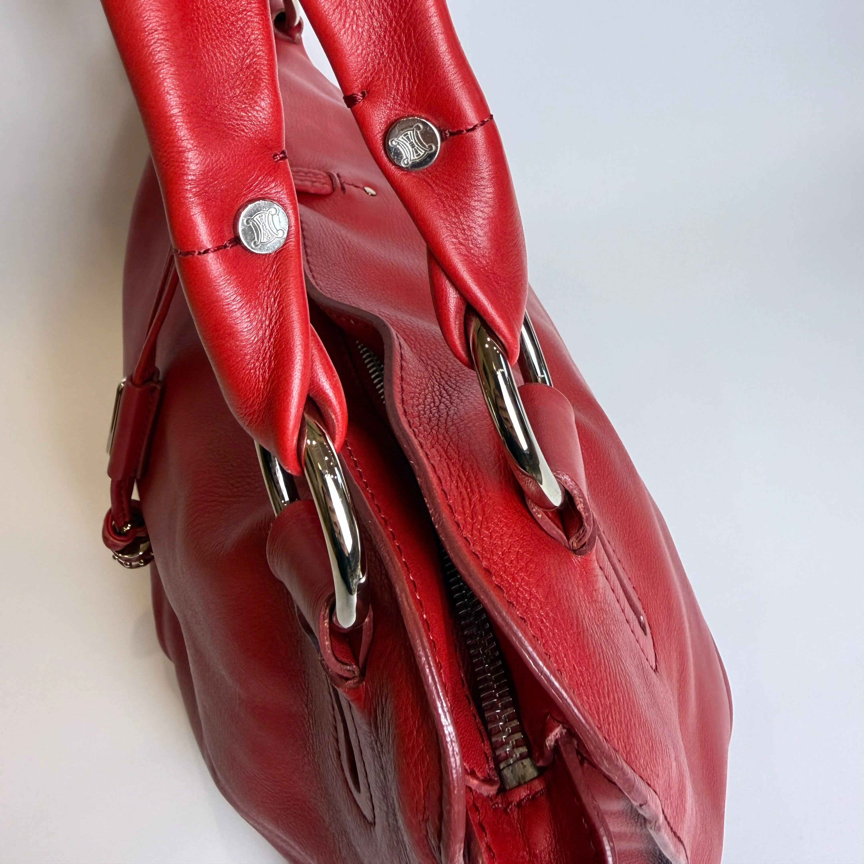Celine Bittersweet Hobo in Ruby Red, Early 2000s