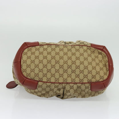 Sukey 2-Way Tote Beige and Red