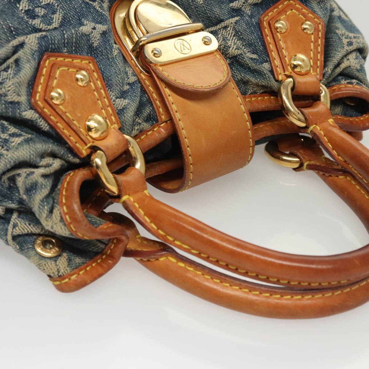 Denim Monogram Pleaty Handbag