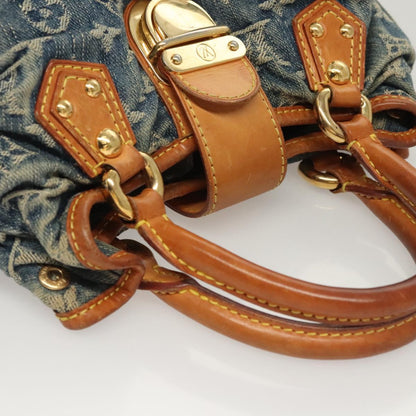 Denim Monogram Pleaty Handbag