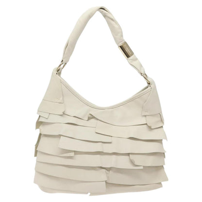 RARE Saint Tropez Leather Frill Bag
