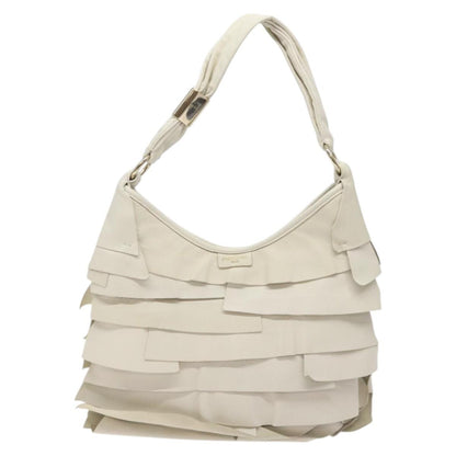 RARE Saint Tropez Leather Frill Bag