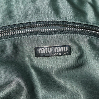 Early 2000s Miu Miu Enamel Flap Shoulder Bag — Pastel Mint