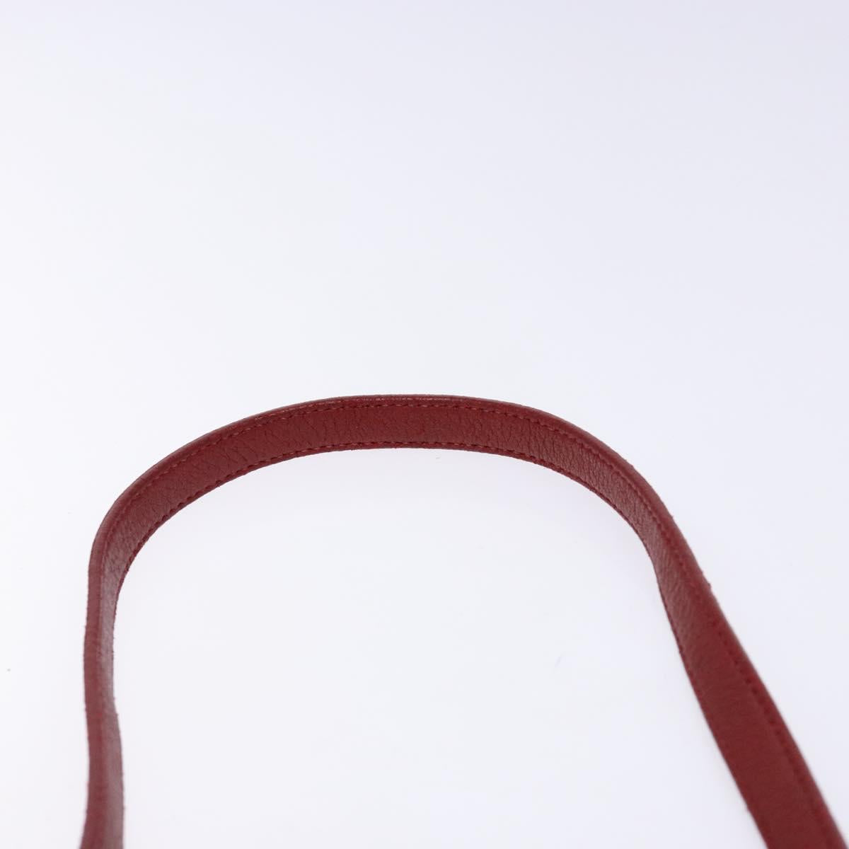 2001 Miu Miu Vitello Lux Structured Shoulder Bag — Cherry Red, Gold Hardware