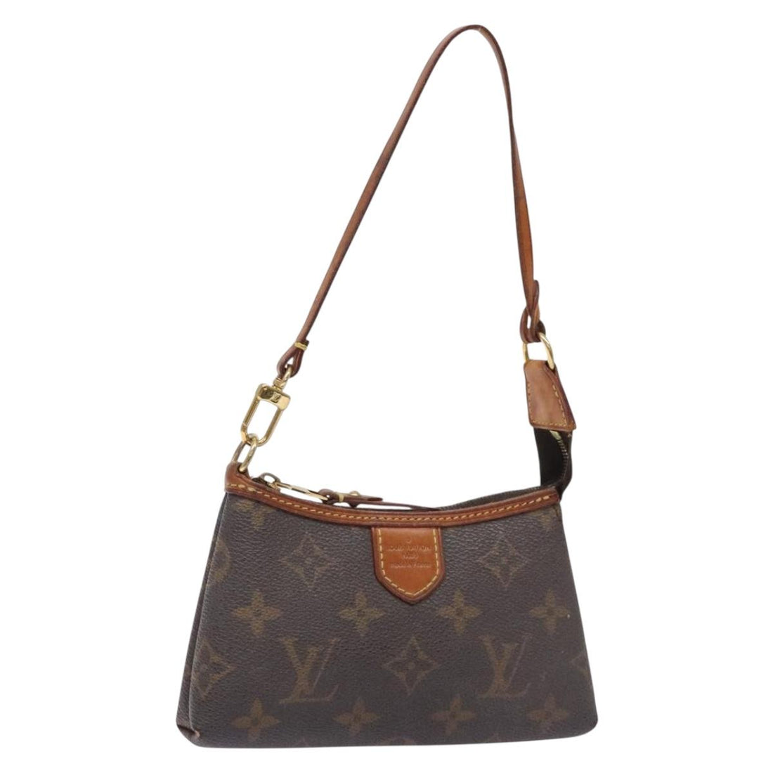 Louis Vuitton Mini Pochette Accessoires — Monogram Canvas, Gold Hardware, Made in France