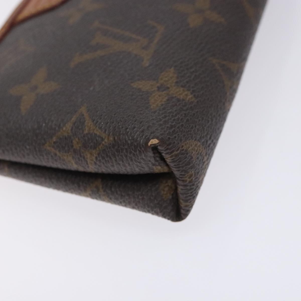 Louis Vuitton Mini Pochette Accessoires — Monogram Canvas, Gold Hardware, Made in France