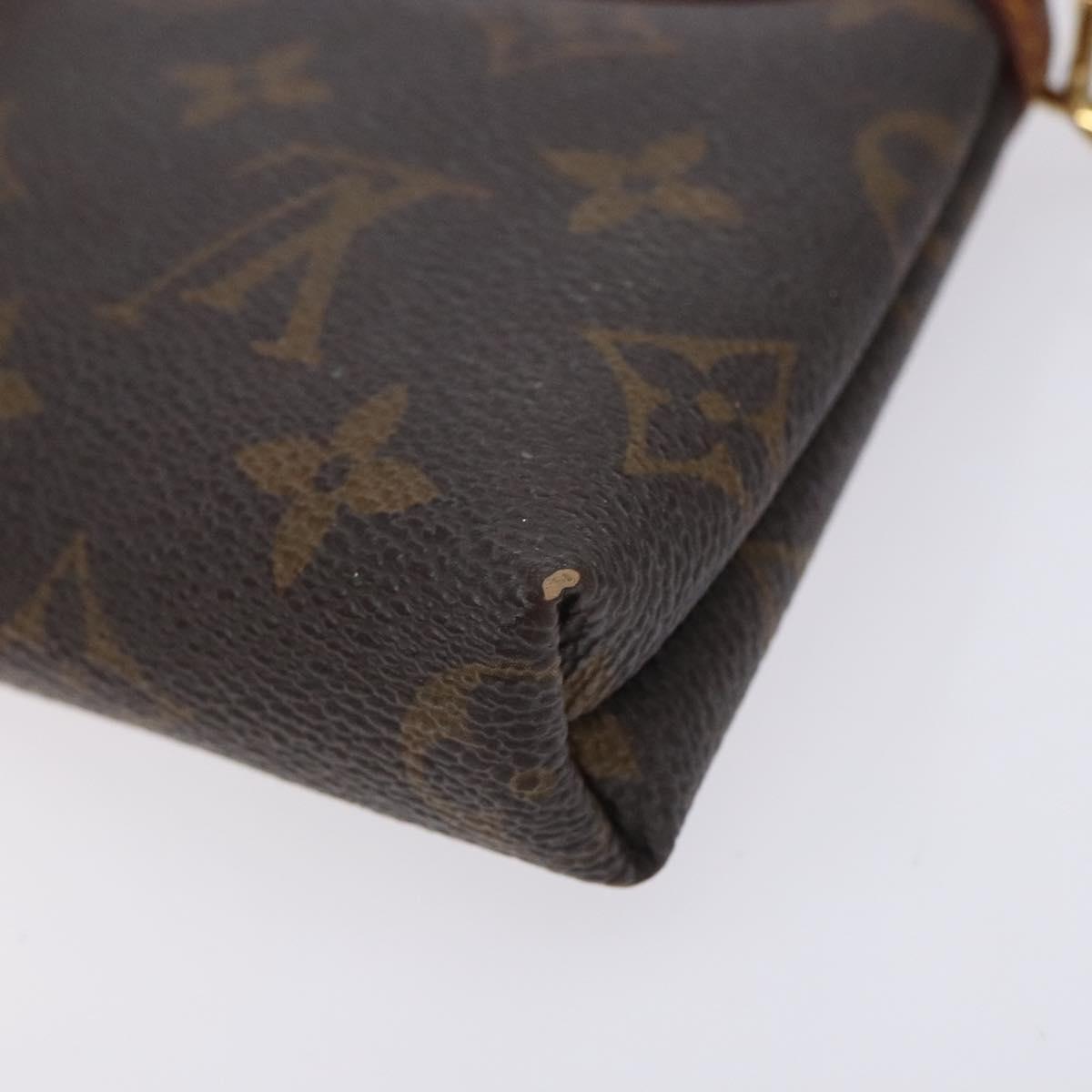 Louis Vuitton Mini Pochette Accessoires — Monogram Canvas, Gold Hardware, Made in France