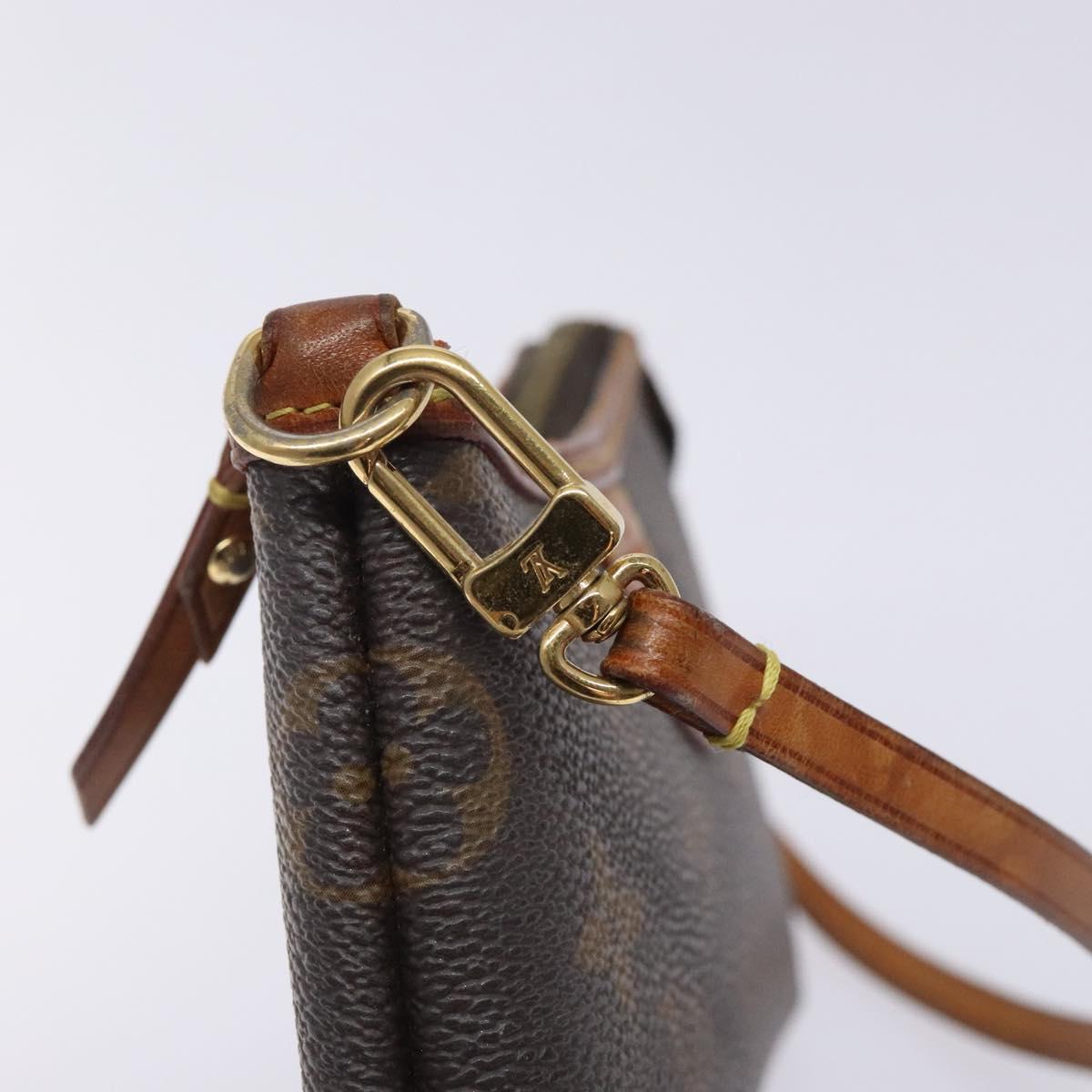 Louis Vuitton Mini Pochette Accessoires — Monogram Canvas, Gold Hardware, Made in France