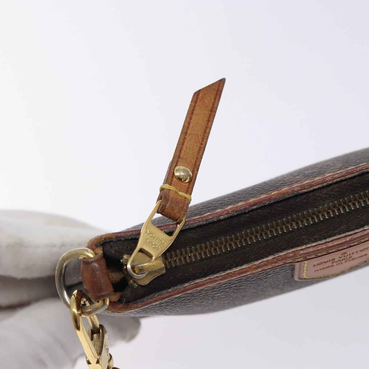 Louis Vuitton Mini Pochette Accessoires — Monogram Canvas, Gold Hardware, Made in France