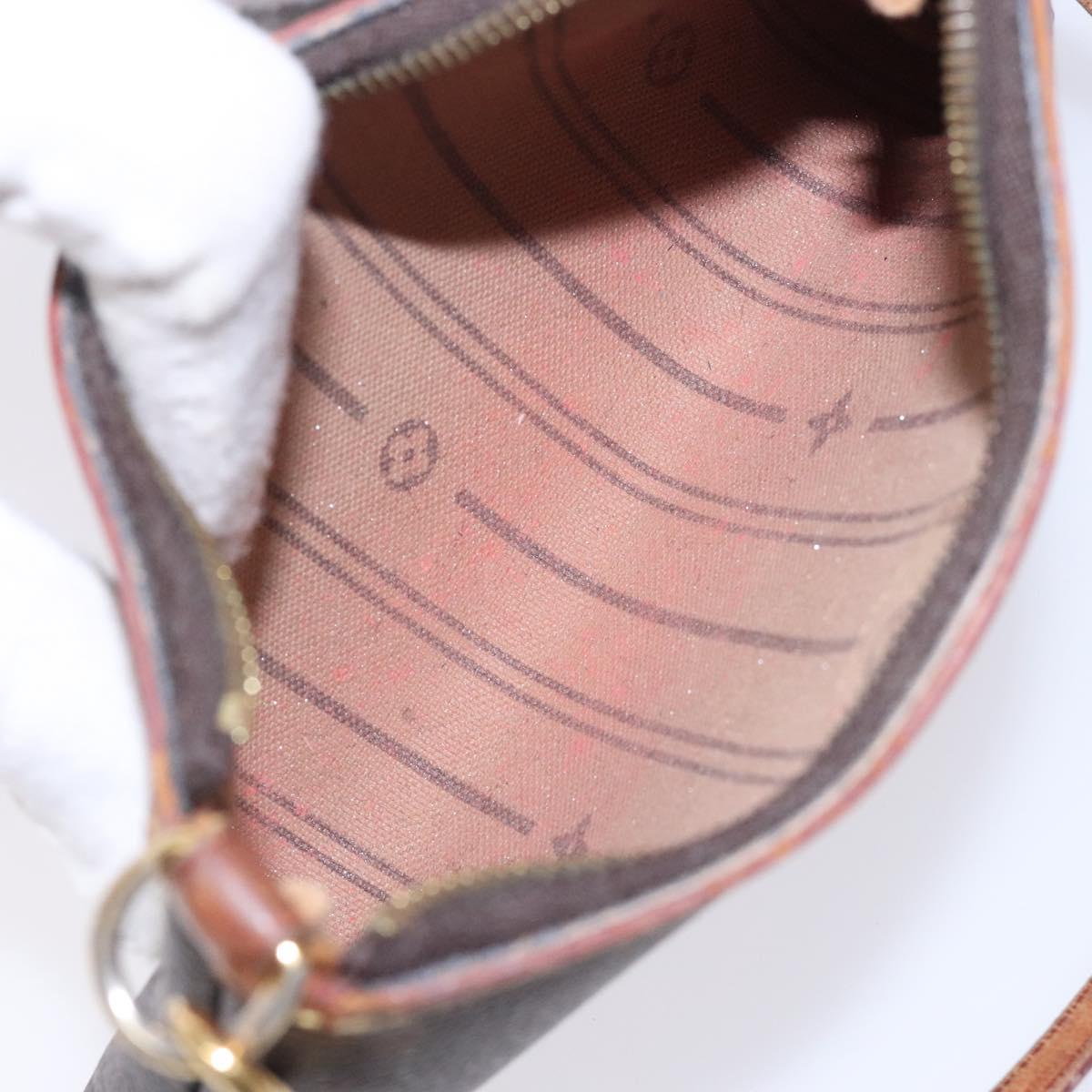 Louis Vuitton Mini Pochette Accessoires — Monogram Canvas, Gold Hardware, Made in France