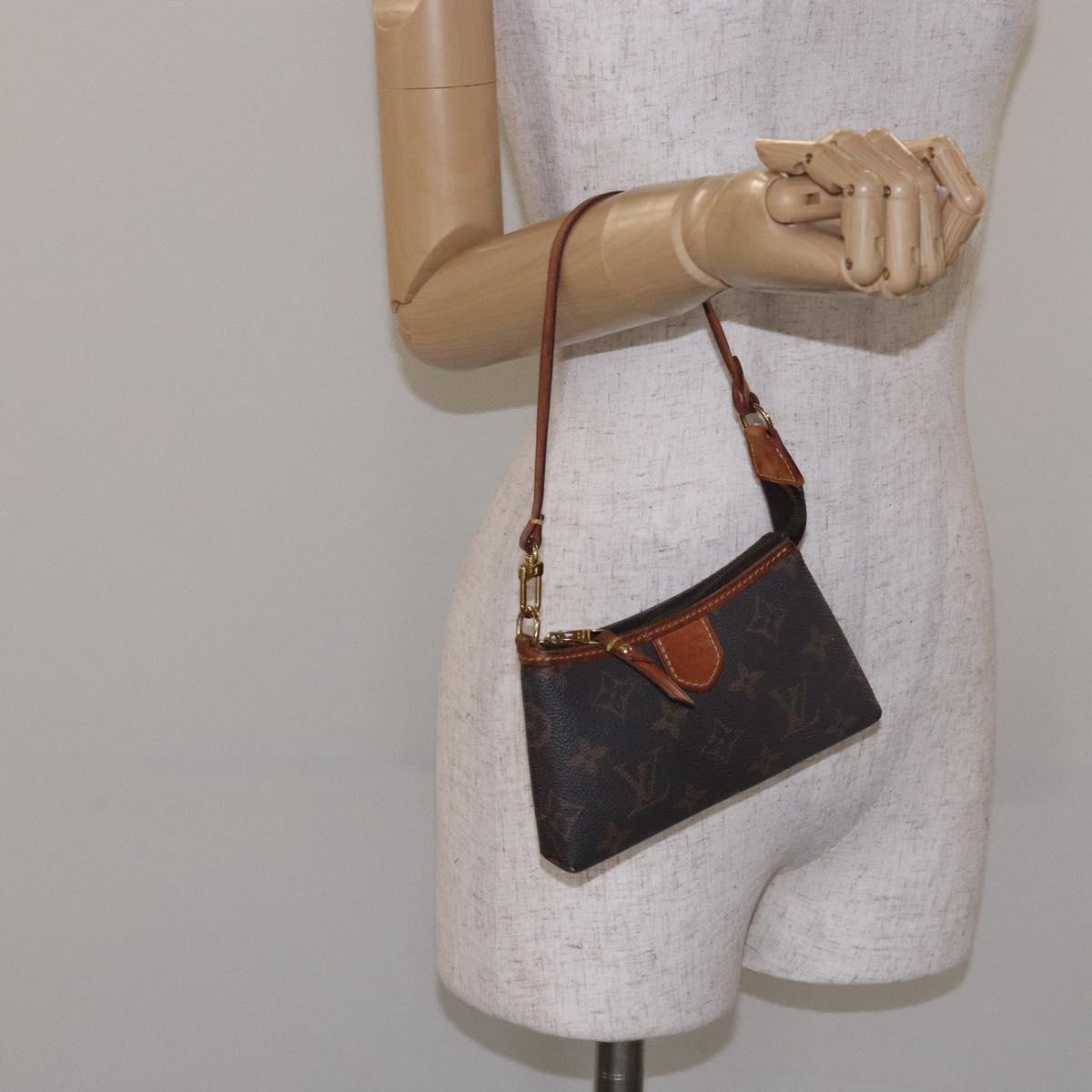 Louis Vuitton Mini Pochette Accessoires — Monogram Canvas, Gold Hardware, Made in France
