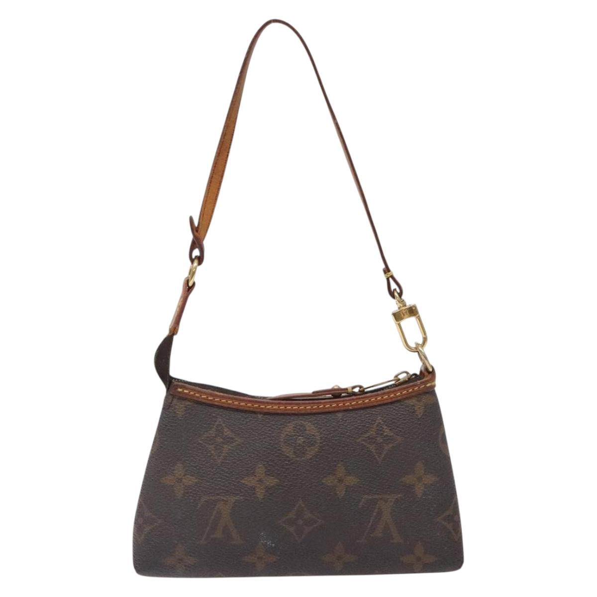 Louis Vuitton Mini Pochette Accessoires — Monogram Canvas, Gold Hardware, Made in France