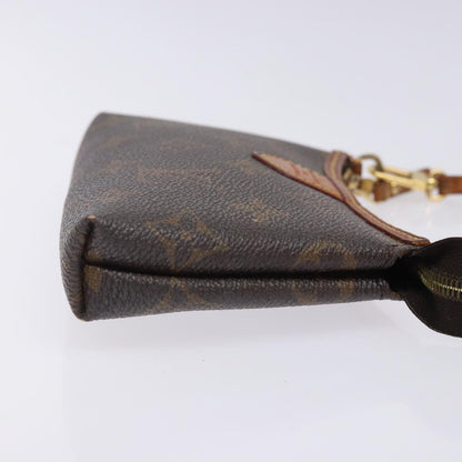 Louis Vuitton Mini Pochette Accessoires — Monogram Canvas, Gold Hardware, Made in France