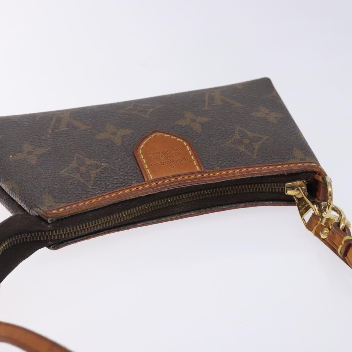 Louis Vuitton Mini Pochette Accessoires — Monogram Canvas, Gold Hardware, Made in France