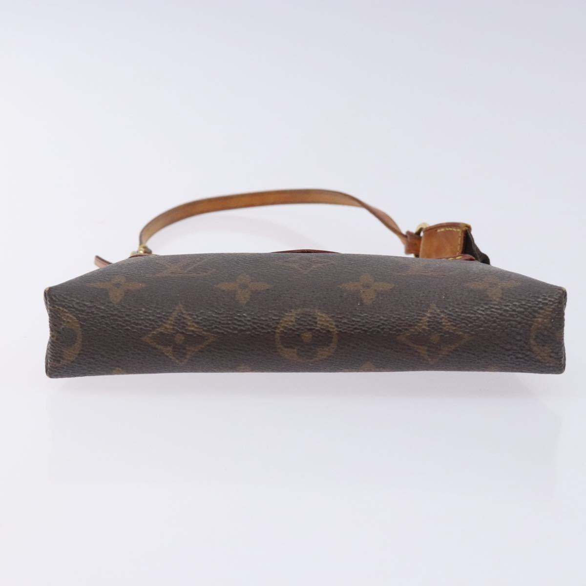 Louis Vuitton Mini Pochette Accessoires — Monogram Canvas, Gold Hardware, Made in France