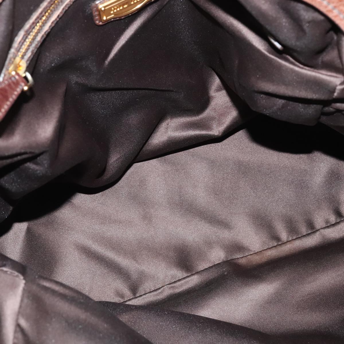 Early 2000s Leather 2-Way Handbag — Chocolate Brown, Gold Hardware, Top Handle &amp; Shoulder Strap