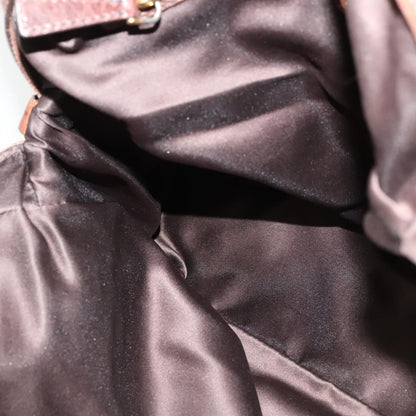 Early 2000s Leather 2-Way Handbag — Chocolate Brown, Gold Hardware, Top Handle &amp; Shoulder Strap