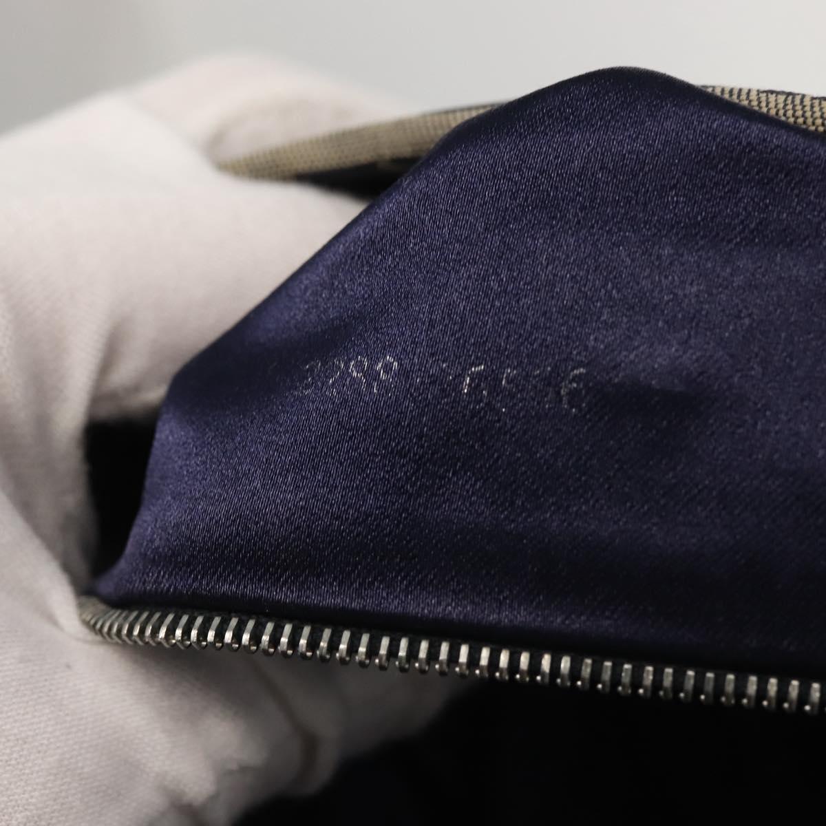 Early 2000s Fendi Zucchino Mamma Baguette — Navy Canvas, Navy Satin Interior