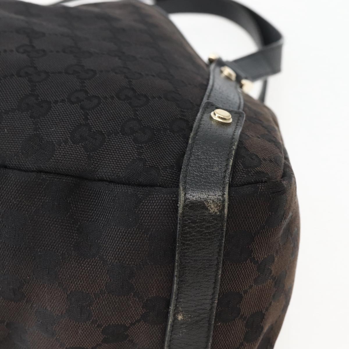 GG Abbey Tote — Black Monogram Canvas, Made in Italy