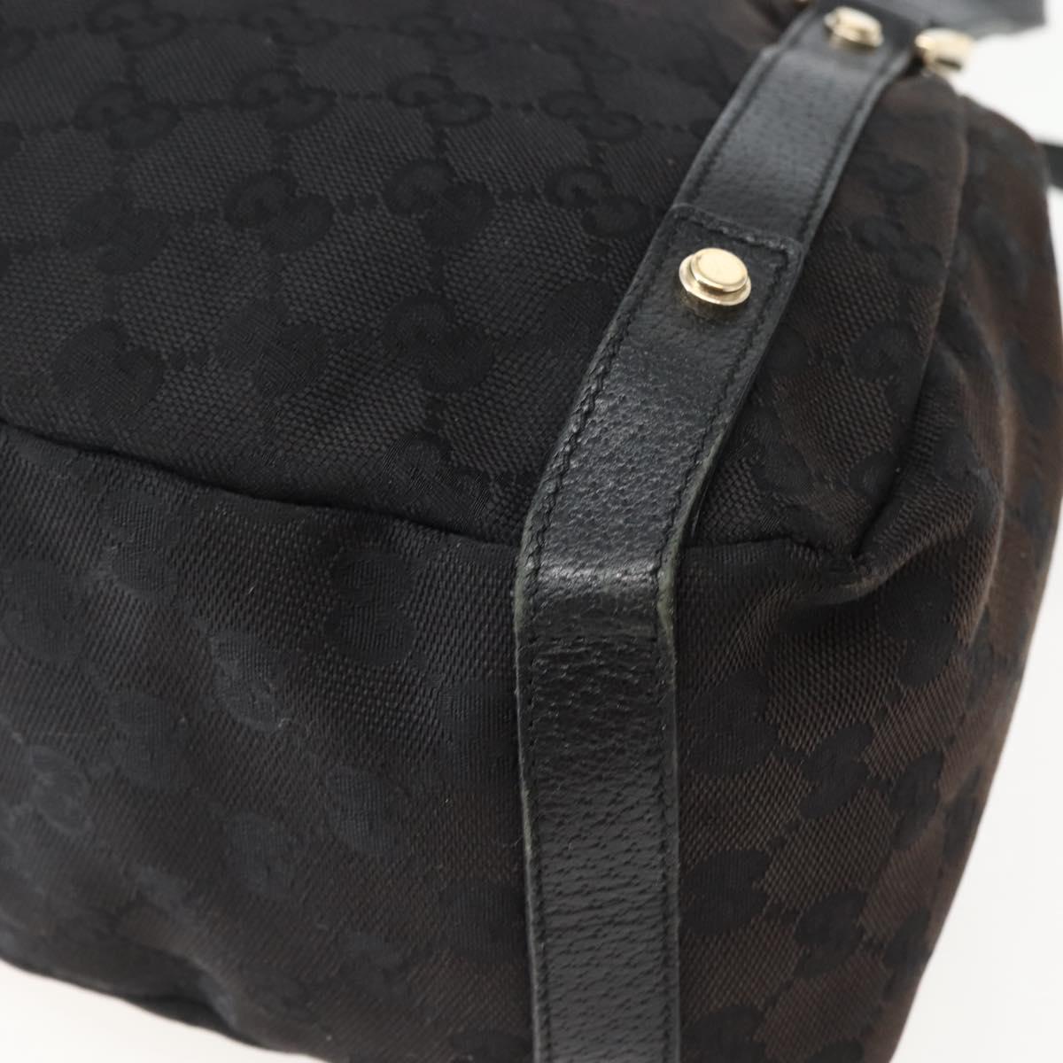 GG Abbey Tote — Black Monogram Canvas, Made in Italy