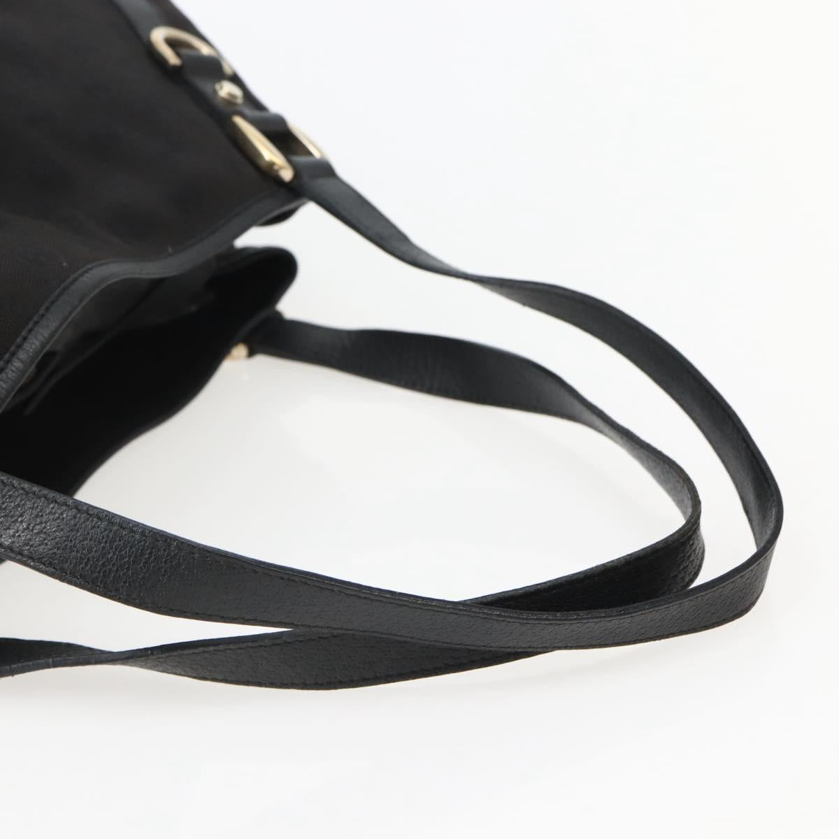GG Abbey Tote — Black Monogram Canvas, Made in Italy