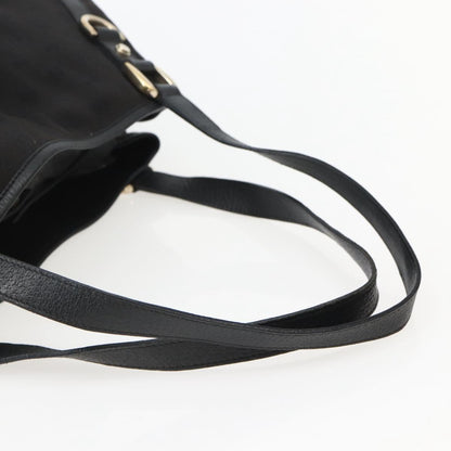 GG Abbey Tote — Black Monogram Canvas, Made in Italy