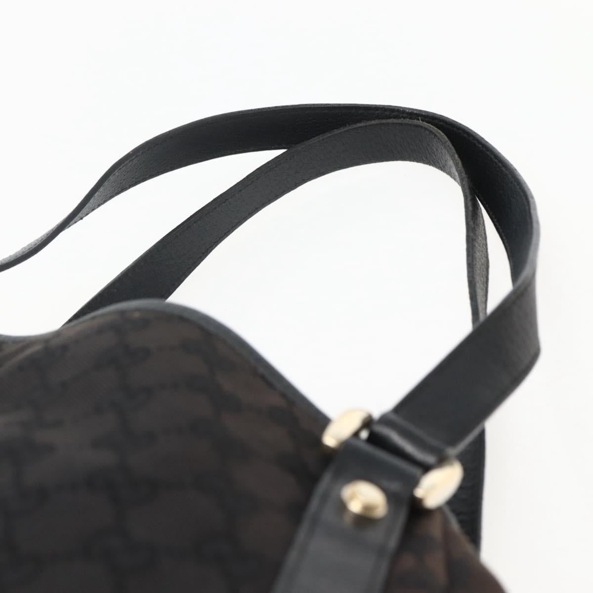 GG Abbey Tote — Black Monogram Canvas, Made in Italy