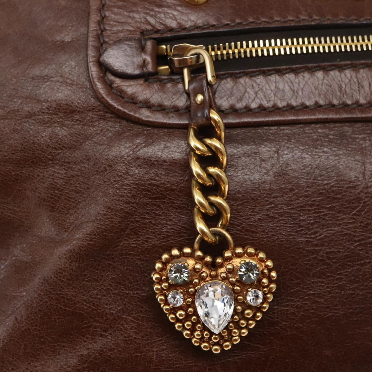 Studs Chocolate Brown Hand Bag