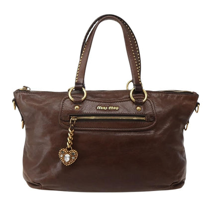 Studs Chocolate Brown Hand Bag