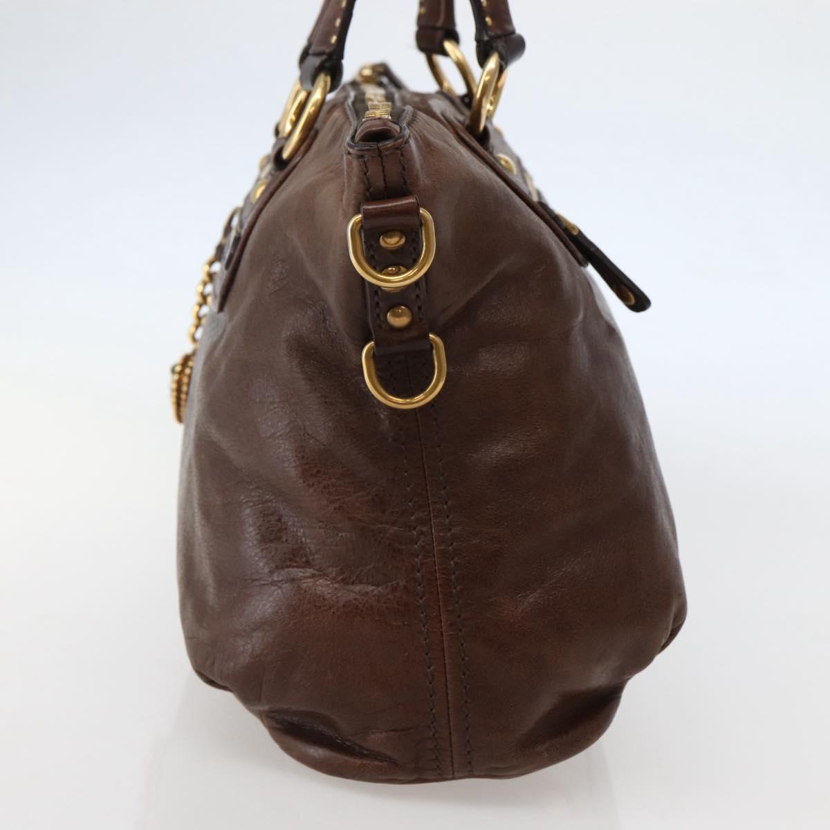 Studs Chocolate Brown Hand Bag