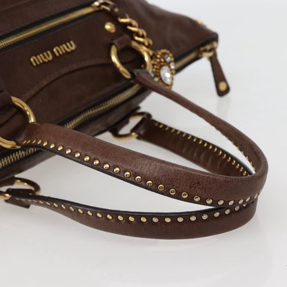 Studs Chocolate Brown Hand Bag