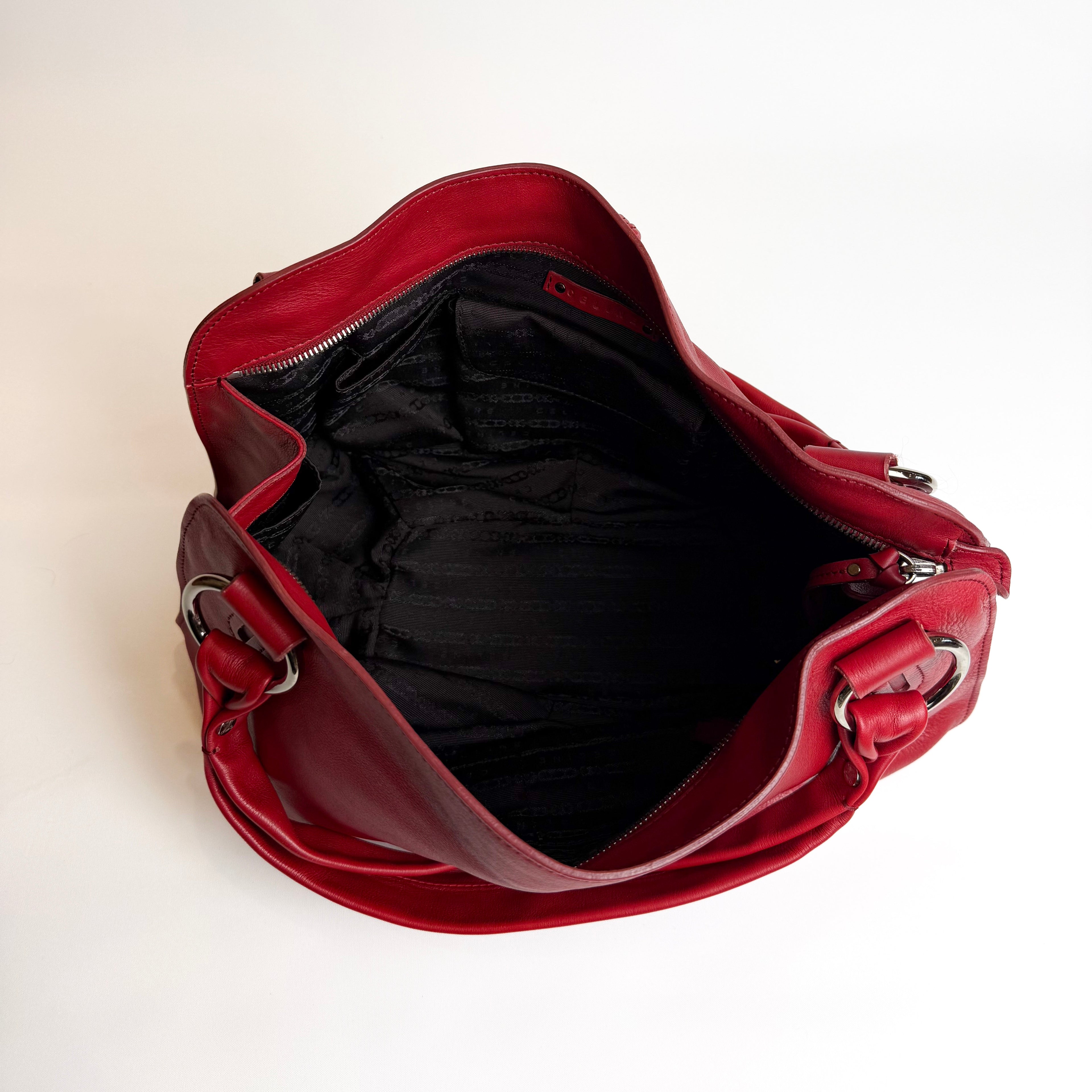 Celine Bittersweet Hobo in Ruby Red, Early 2000s