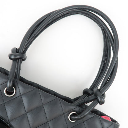 Chanel Cambon Line Medium Tote, Black on Black