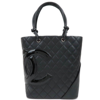 Chanel Cambon Line Medium Tote, Black on Black