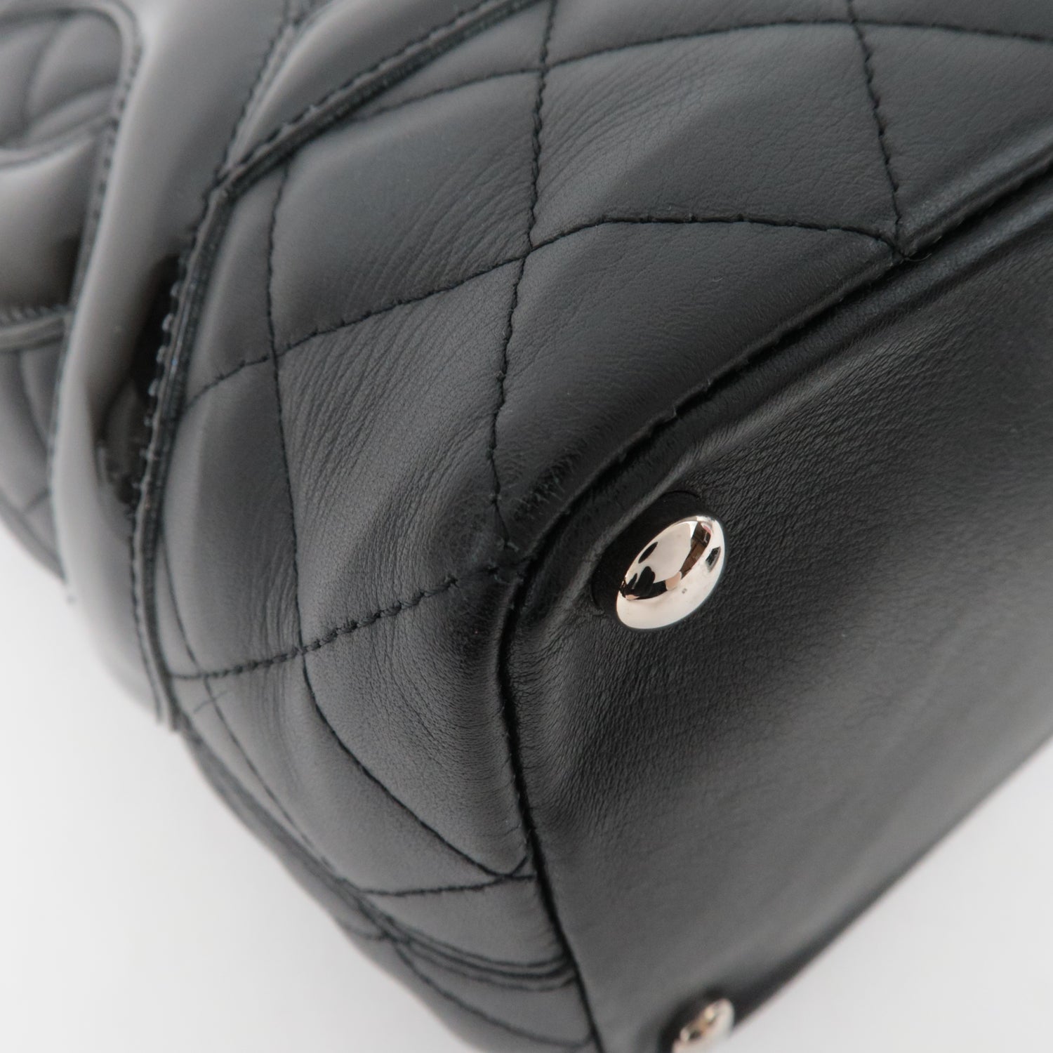 Chanel Cambon Line Medium Tote, Black on Black
