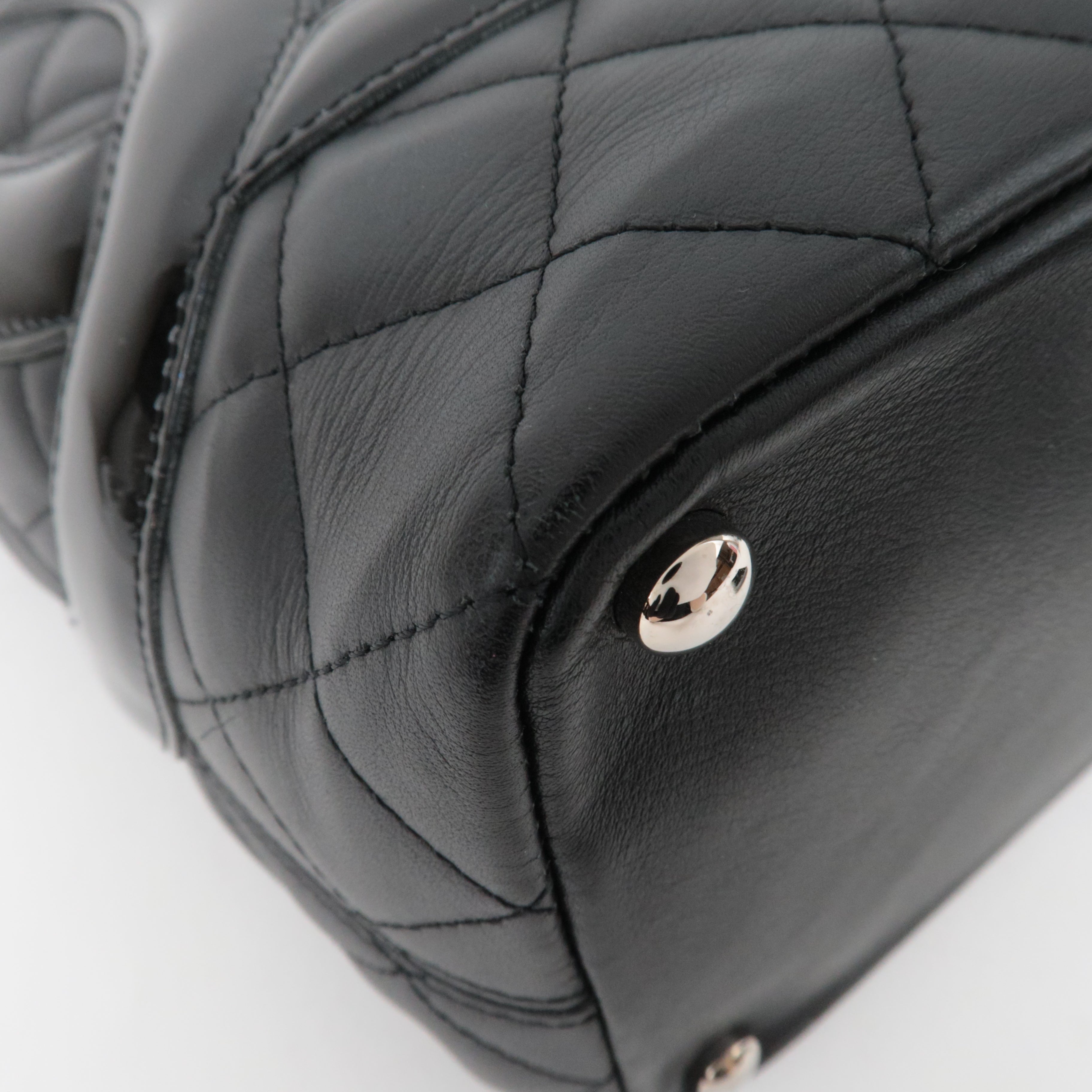 Chanel Cambon Line Medium Tote, Black on Black