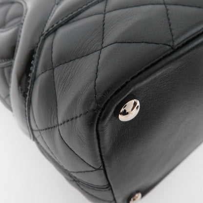 Chanel Cambon Line Medium Tote, Black on Black