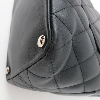 Chanel Cambon Line Medium Tote, Black on Black