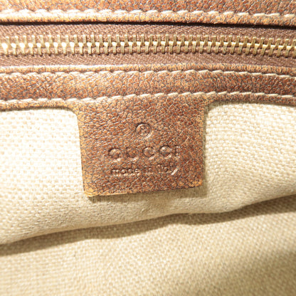 Gucci Metallic Brown Leather Chain Strap Shoulder Bag — Early 2000s