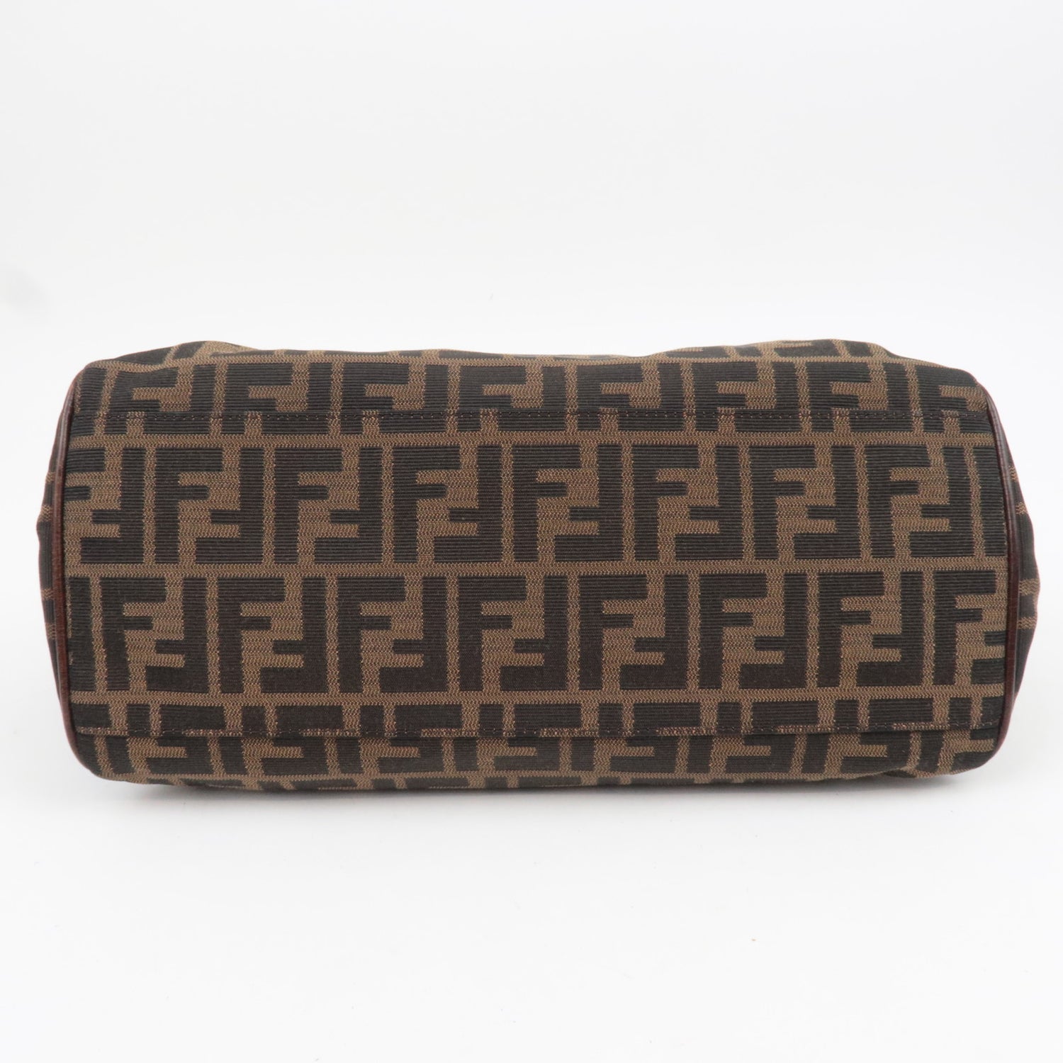 Fendi Zucca FF Canvas Leather Tote, Early 2000s