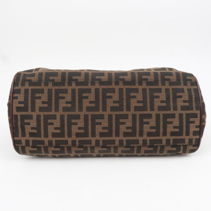 Fendi Zucca FF Canvas Leather Tote, Early 2000s