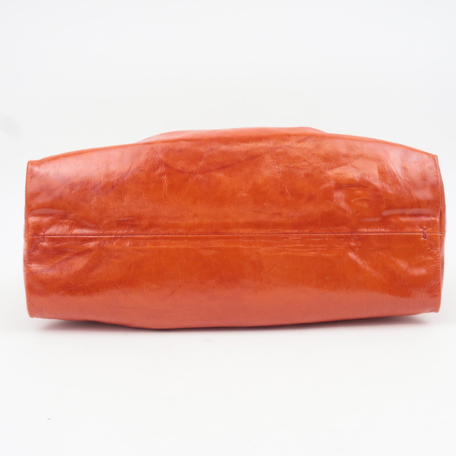Celine Boogie Bag in Orange Patent Leather, Michael Kors Era 2002