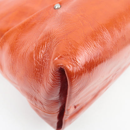 Celine Boogie Bag in Orange Patent Leather, Michael Kors Era 2002