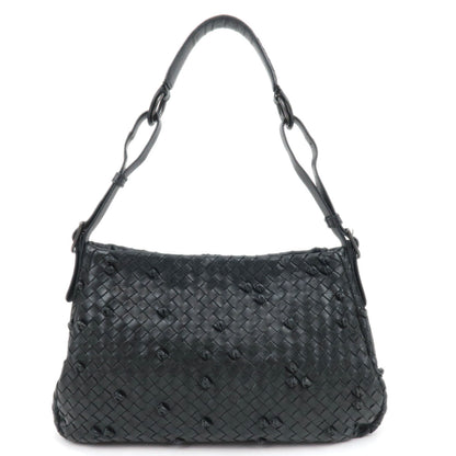 Bottega Veneta Intrecciato Knotted Leather Shoulder Bag