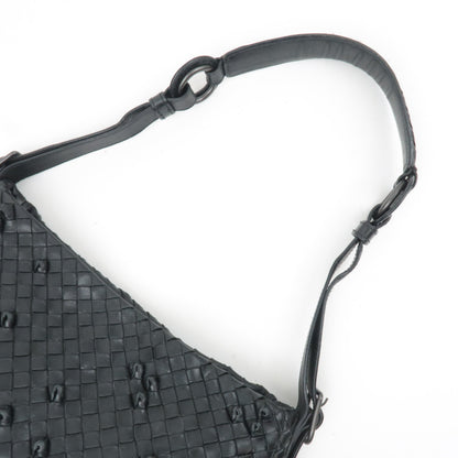 Bottega Veneta Intrecciato Knotted Leather Shoulder Bag