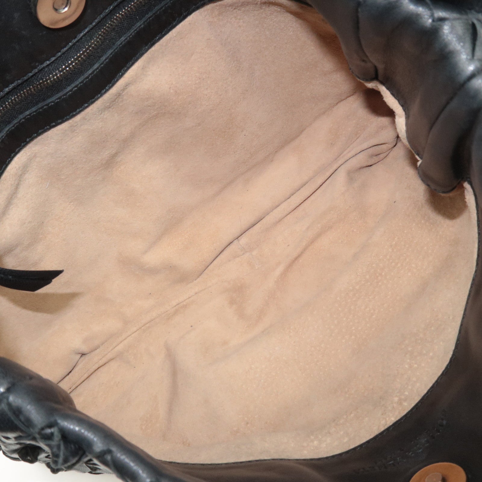 Bottega Veneta Intrecciato Knotted Leather Shoulder Bag