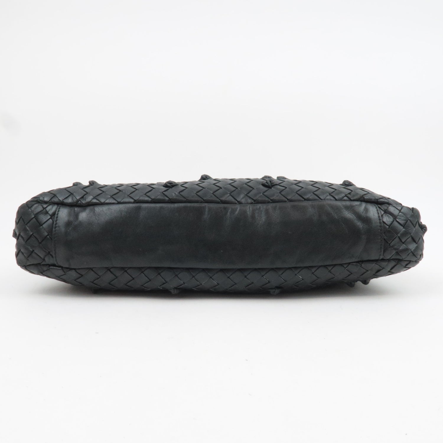 Bottega Veneta Intrecciato Knotted Leather Shoulder Bag