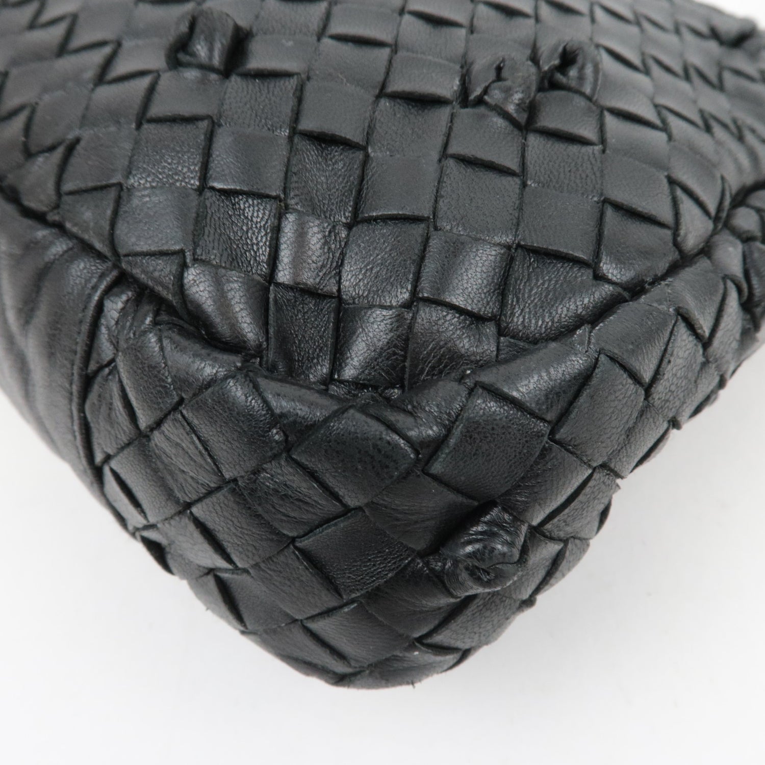 Bottega Veneta Intrecciato Knotted Leather Shoulder Bag