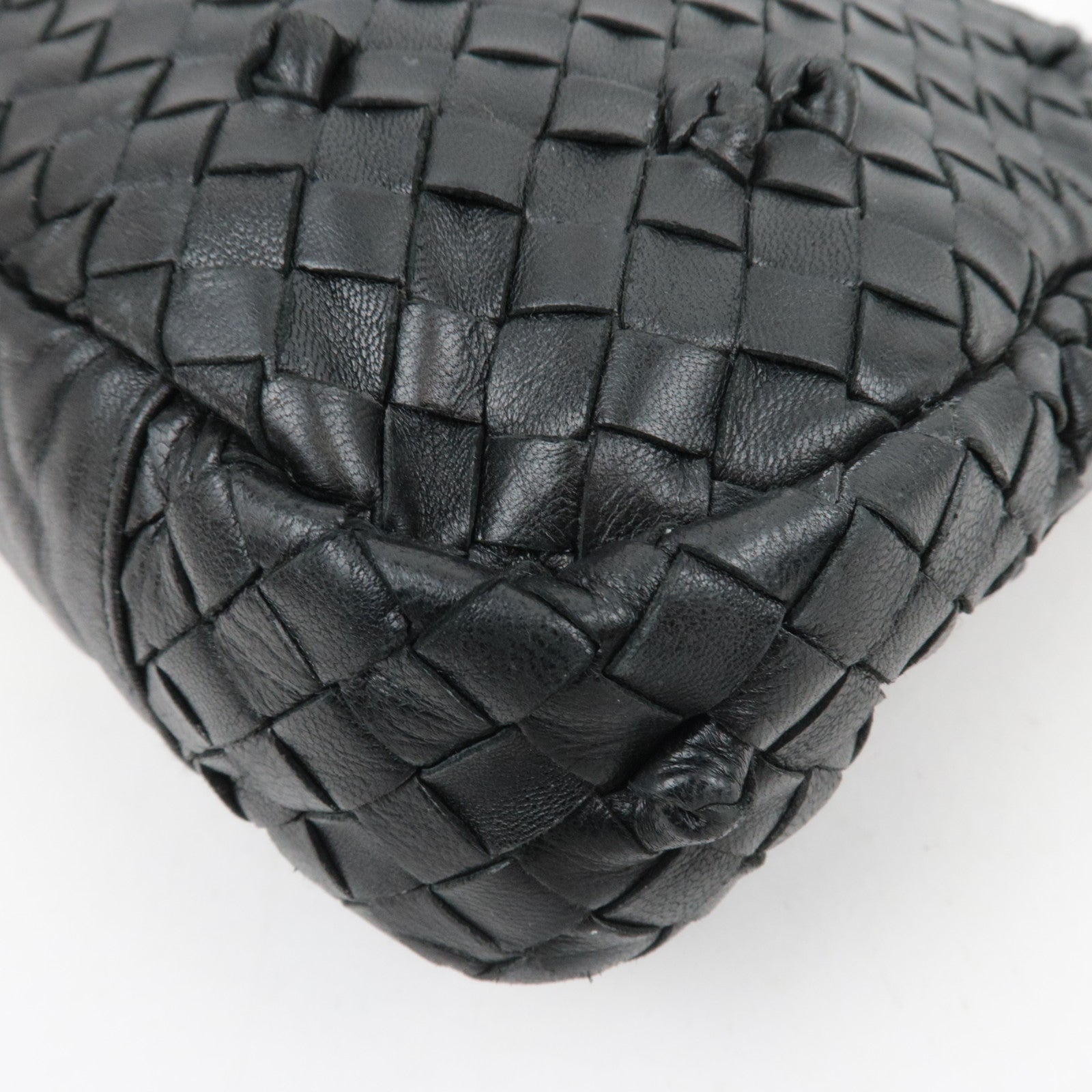 Bottega Veneta Intrecciato Knotted Leather Shoulder Bag