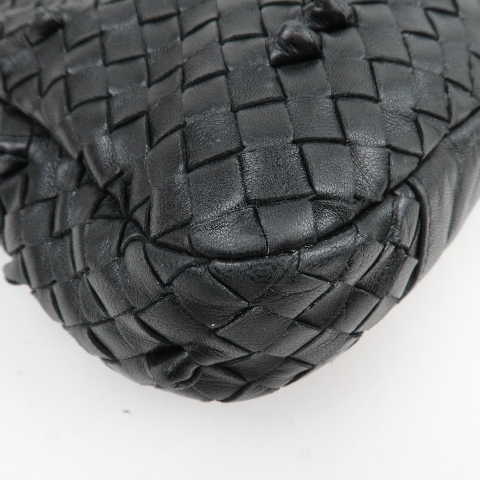 Bottega Veneta Intrecciato Knotted Leather Shoulder Bag